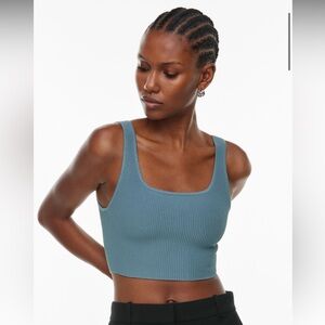 Aritzia BABATON Sculpt Knit Cropped Tank